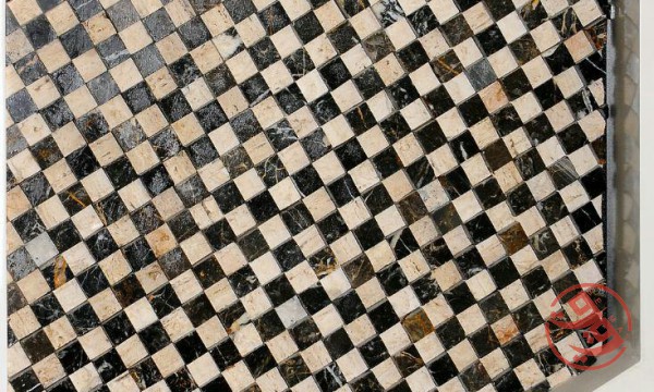 سنگ آنتیک میکس مشکی سفید آنتیک سنگ خشتی